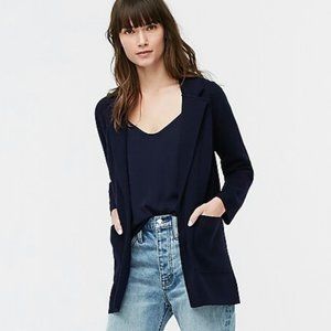 J.Crew sweater blazer in black
